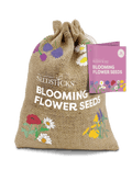 Blooming Flower Seed Sack containing 30 flower and wildflower Seedsticks varieties