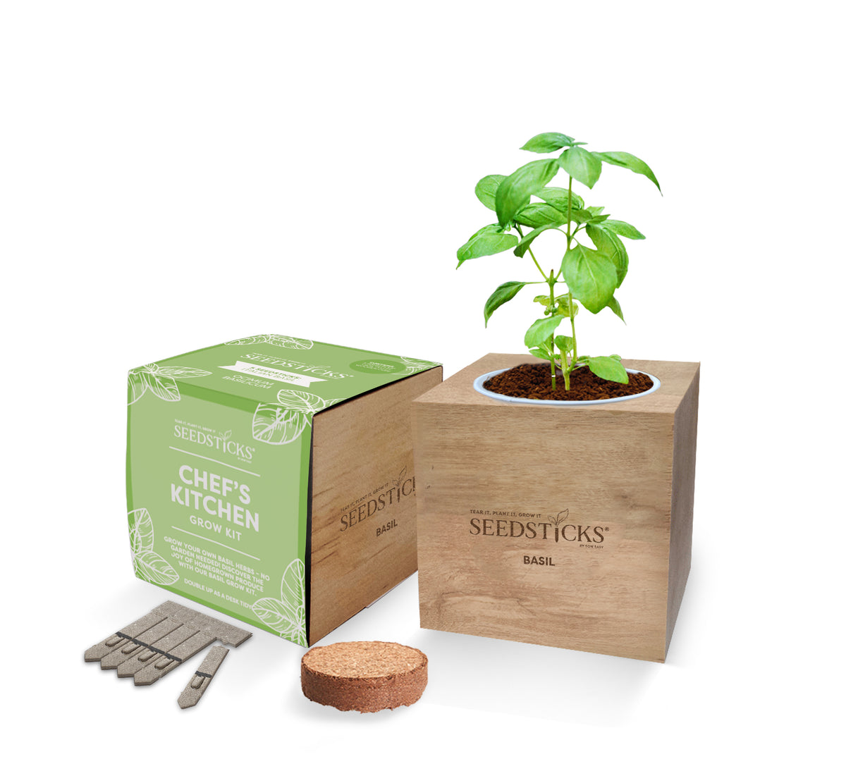 Desktop Cube Gardens Basil - secondary product image