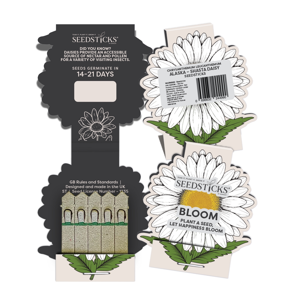 Daisy Seedsticks product pack