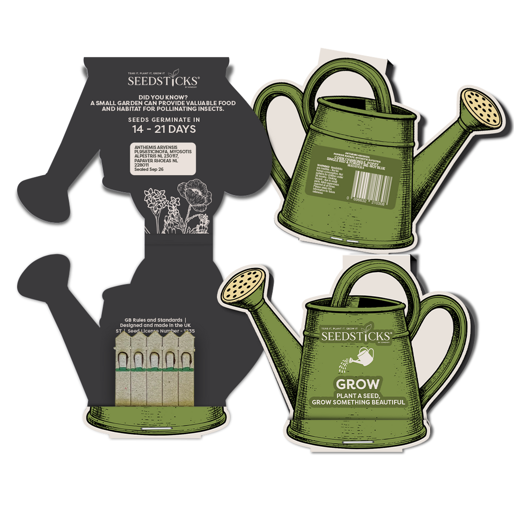 Watering Can Seedsticks product pack