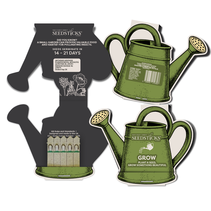 Watering Can Seedsticks product pack