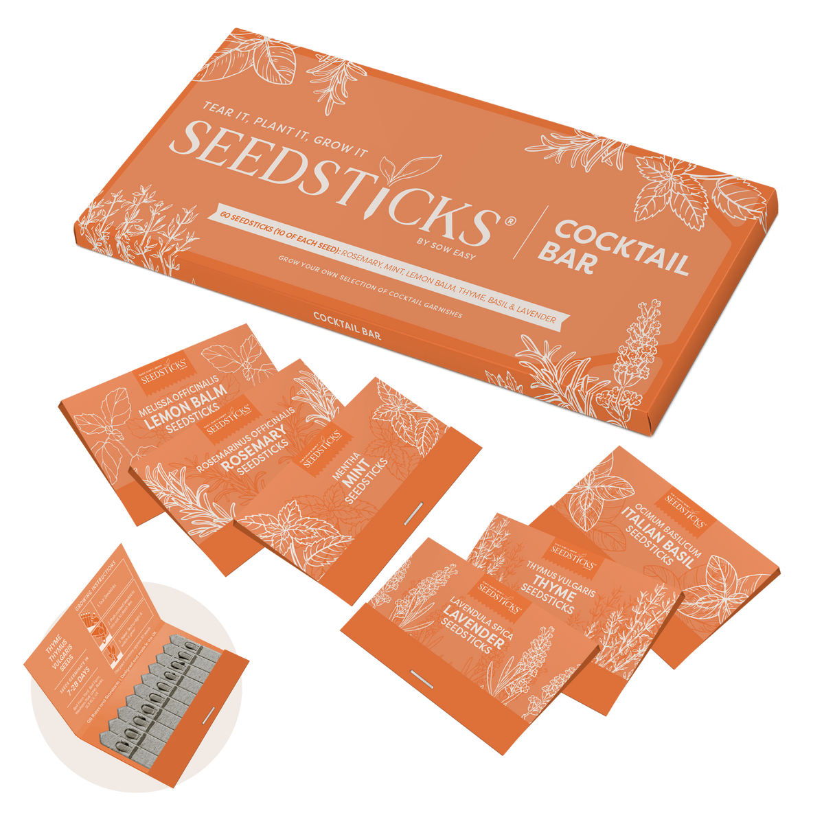 Cocktail Bar Seedsticks trade Gift Bar