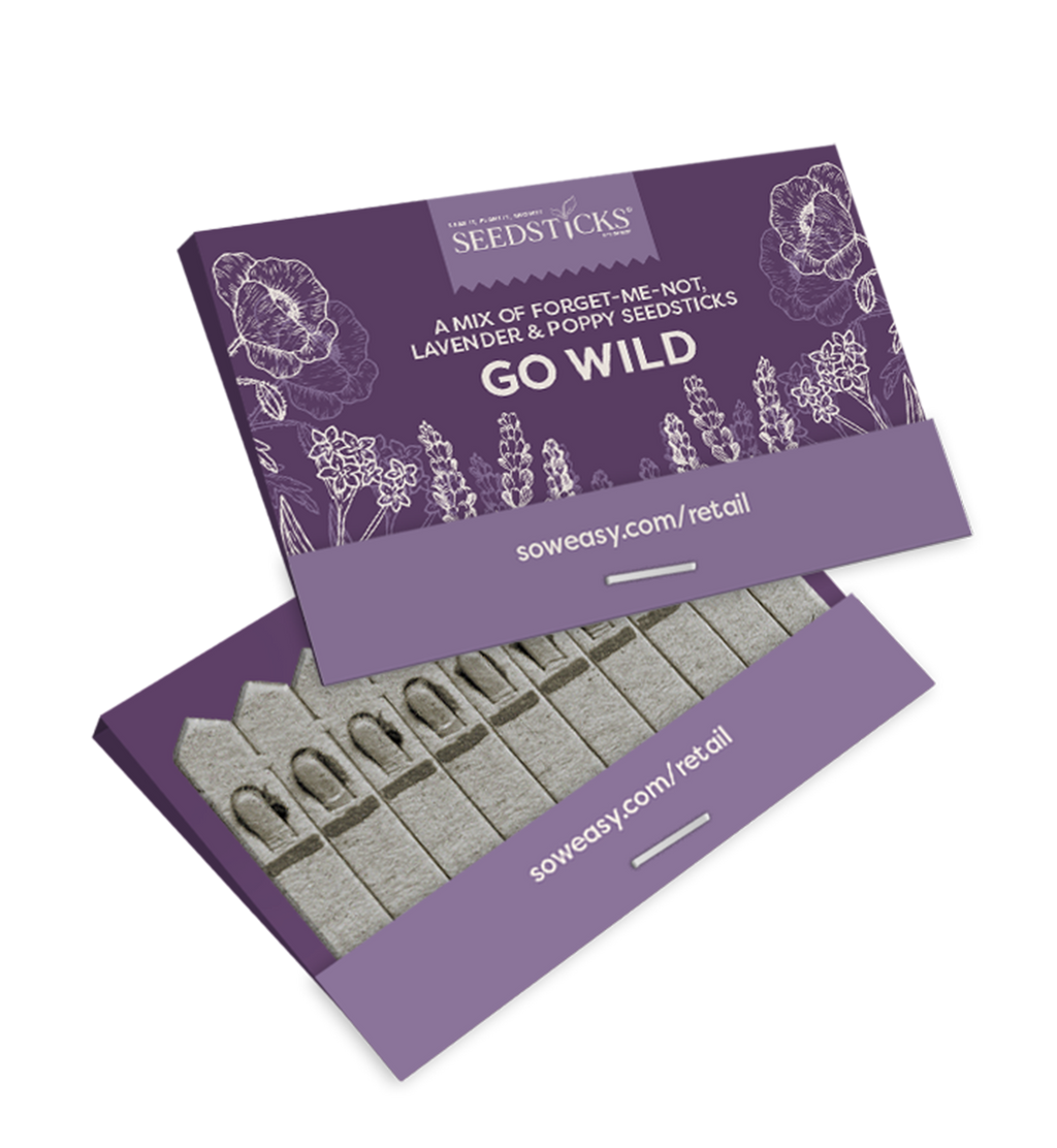 Go Wild Seedsticks native wildflower seed pack