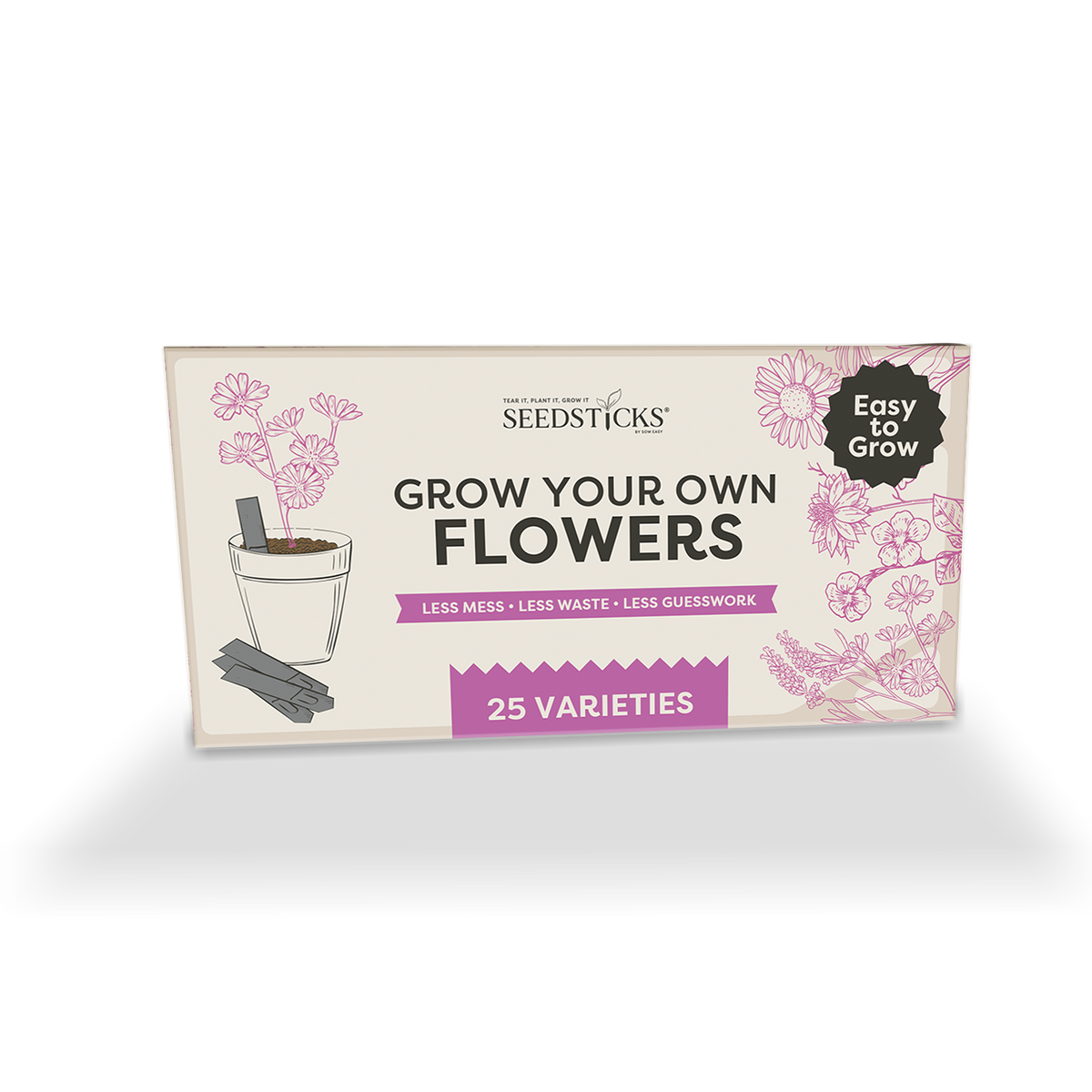 Grow Your Own Flowers – front of gift box