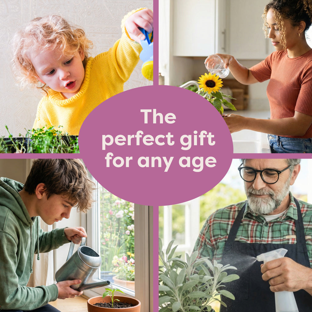 Indoor Flower Jar Garden Kit is a gardening gift for all ages