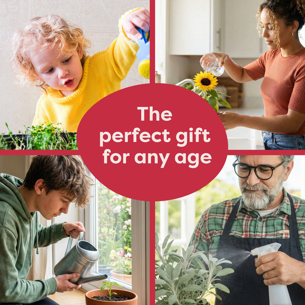 Indoor Fruit Jar Garden Kit is a gardening gift for all ages