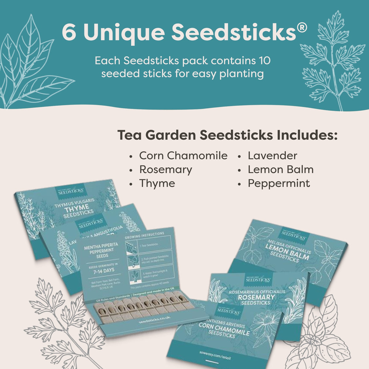 Tea Garden Seedsticks - product image 5