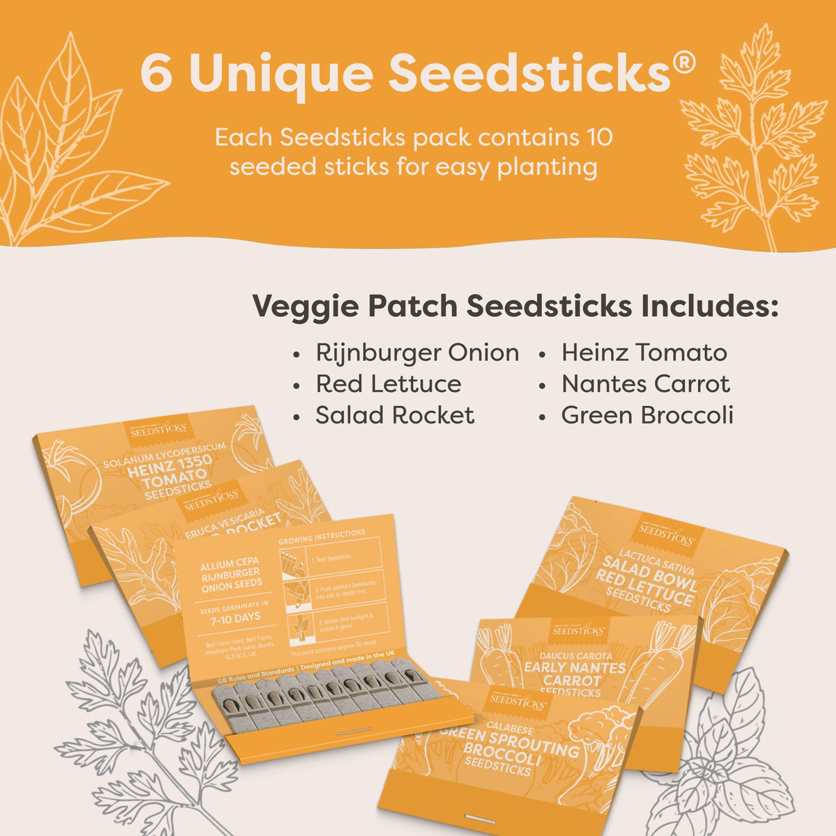 Veggie Patch Seedsticks - product image 5